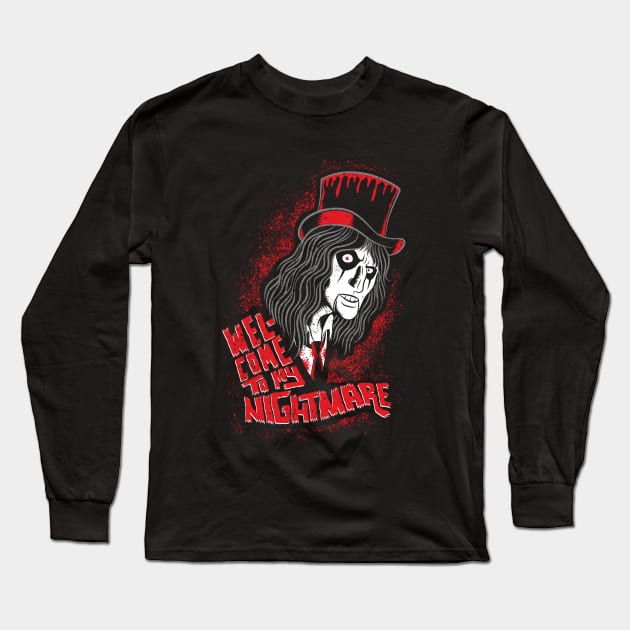 Welcome to my Nightmare Long Sleeve T-Shirt by VicNeko